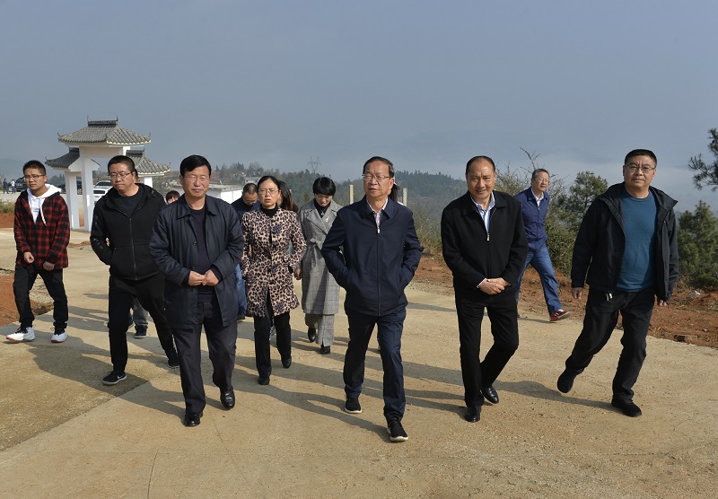 高阳到富源调研指导殡葬改革工作