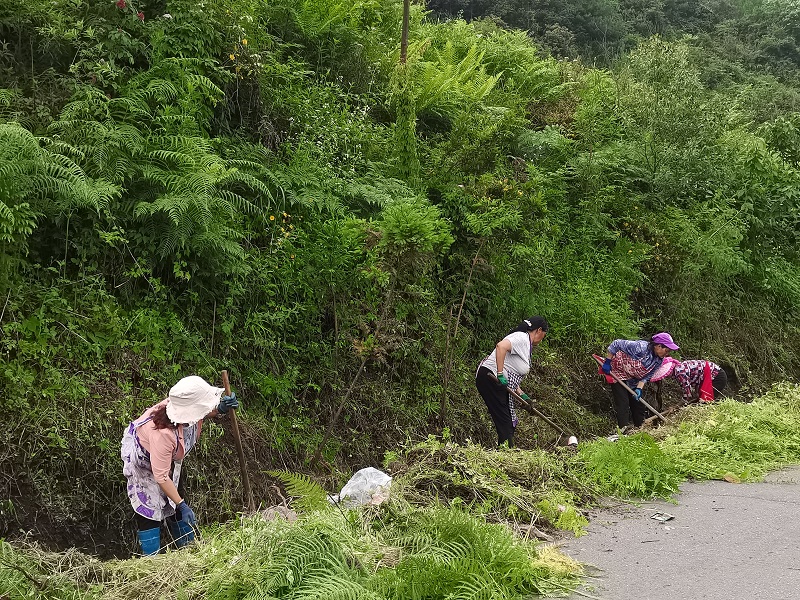 富源县老厂镇集中开展集镇环境卫生整治