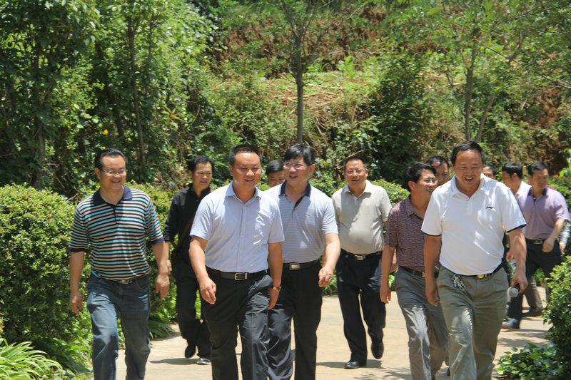 麒麟区政府考察团到宣威市田坝镇考察特色小城镇建设